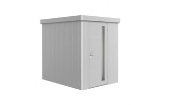 BIOHORT Caseta Metalica Biohort Neo 1b Doble Puerta Color Gris Cuarzo Metalizado