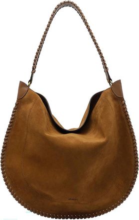 Isabel Marant Cognac Soft Oskan Hobo