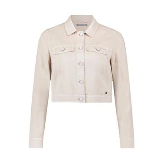Betty & Co Dames, Jassen, Beige, Maat: S Katoen
