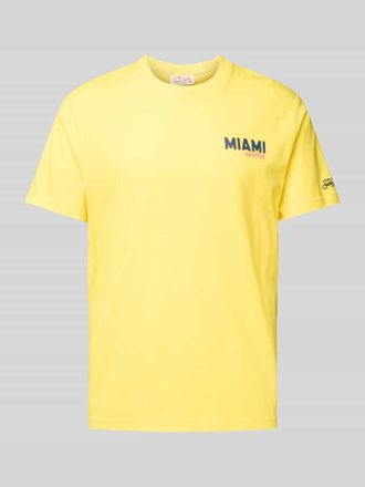 MC2 Saint Barth T-Shirt mit Statement-Print in GELB, Größe XXL