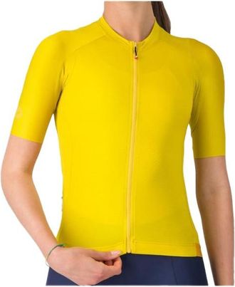 Castelli Espresso 2 Jersey Velotrikot f&uuml;r Damen | gelb