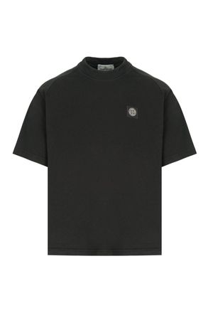 Stone Island S0B50 PATCH LOGO T SHIRT Size: XL, colour: BLACK