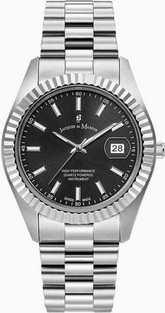 Jacques du Manoir Inspiration Business Grey Dial Unisex Watch JWN01702