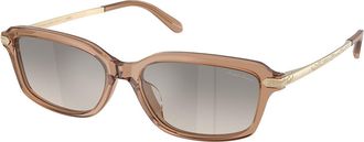 Ralph Lauren RL8245U 637708 Womens Sunglasses Brown Size 55