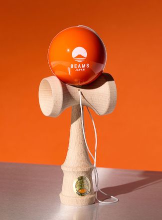 Beams Mens Tangerine ball wooden bilbo-catcher