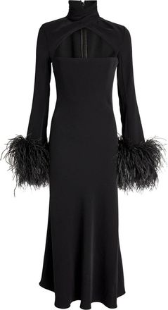 16Arlington 16Arlington Odessa Midi Dress in Crepe Size S