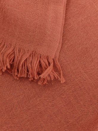 Brunello Cucinelli Womens Scarf Cashmere & Silk Orange Scarfs