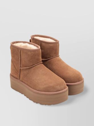 UGG platform ankle boots
