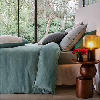 AM.PM Dekbedovertrek in zuiver gewassen hennep, Helm