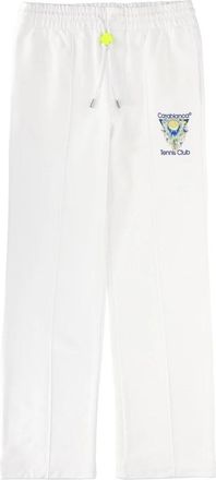 Casablanca Tennis Club Icon Pintuck Jogger - Heren - Sweatpants - Wit - L - Broeken