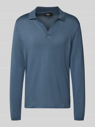 Cinque Cinque Regular Fit Poloshirt mit V-Ausschnitt Modell BOLLO in Hellblau, Größe XXL