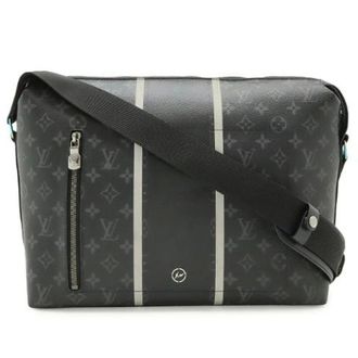 Louis Vuitton Pre-owned Monogram Eclipse Apollo Messenger Bag - Heren - Pre-owned - Zwart - Maat: ONE Size
