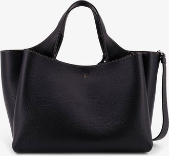 Tod's Womens Leather Shoulder Bag Black