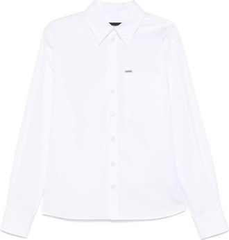 Dsquared2 Dames, Blouses & Shirts, Wit, Maat: 2XS