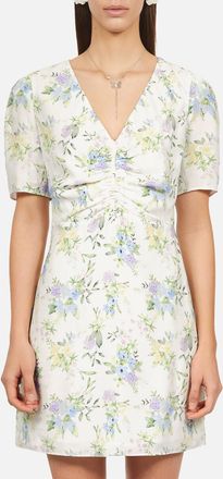 The Kooples Korte wikkeljurk met korte mouwen