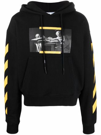 Off-white Felpa con cappuccio - Nero