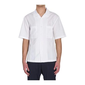 Barena Overhemden, Heren, Wit, L, Katoen, Solana Camp Collar Shirt