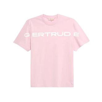 Gertrude T-Shirts, male, Pink, Size: M L&eacute;once Word T-shirt