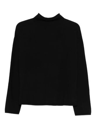 Marc O'Polo mock-neck sweater - Zwart