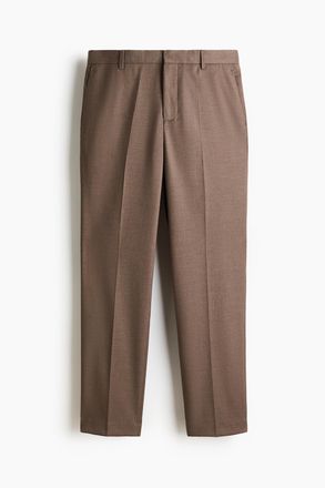 H&M Anzughose in Regular Fit - Dunkelbeige