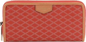 Pourchet Accessoires, Dames, Rood, ONE Size, Leer, Waves Wallet