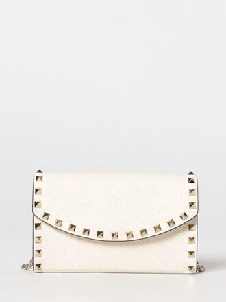 Valentino Garavani Borsa Rockstud in pelle a grana