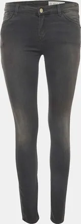 Armani Jeans Grey Denim Push Up Skinny Jeans S/waist