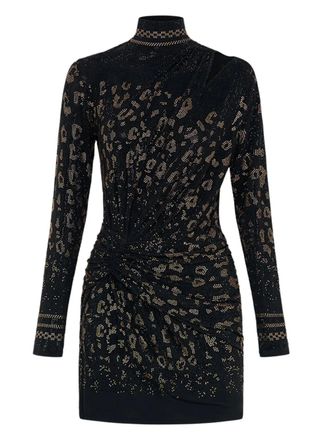 Camilla Mosaic Muse midi-jurk - Zwart