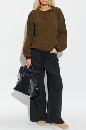 Maison Margiela Wide-leg Jeans, Womens, Black