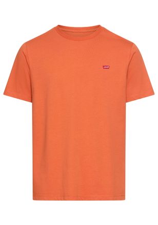 Levi's T-Shirt LEVIS ORIGINAL HM TEE, Herren, Gr. L, gelb (mango), Jersey, Obermaterial: 100% Baumwolle, normal h&uuml;ftbedeckend, Rundhals, Rippb&uuml;ndchen, Shirts