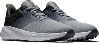 FootJoy Flex 56288 Sneakers Mens Gray Black Spikeless Golf Shoes LIQ1146