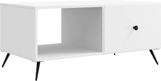 vidaXL Mesa De Caf&eacute; 90 X 50 X 40 Cm Madera De Ingenier&iacute;a Vidaxl