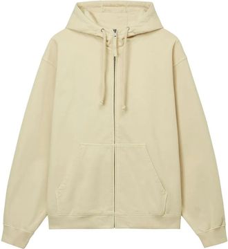 Maison Margiela embroidered hoodie - Neutrals