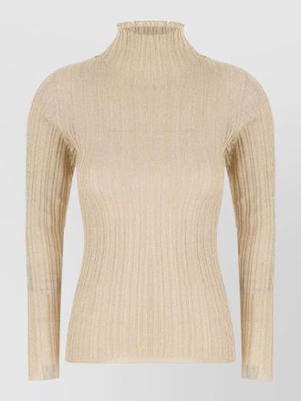 Fabiana Filippi viscose blend sweater long sleeves mock neck