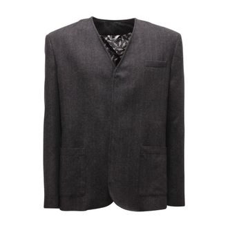 Imperial Blazers, male, Gray, Size: L Jzbhgfo Zip Jacket