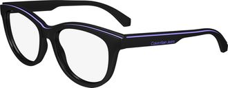 Calvin Klein Demo Oval Ladies Eyeglasses CKJ24611 001 52