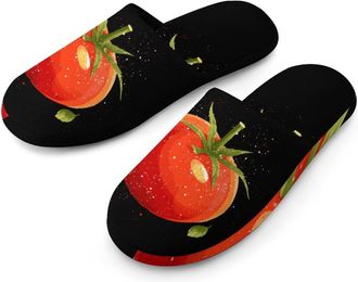 Generic Fresh Tomatoes Mens House Slippers Slip Indoor Slipper On Shoes Warm Outdoor