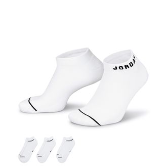 Nike Jordan Everyday No-Show Socks (3 Pairs) in White | DX9656-100