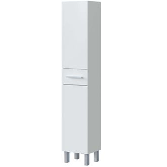 Demeyere Demeyere - Columna De Ba&ntilde;o Athena Estilo Contempor&aacute;neo 2 Puertas Y 1 Caj&oacute;n Color Blanco Brillo 182x35x31 Cm