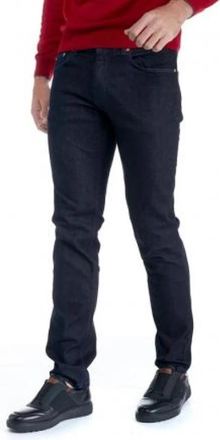 Harmont & Blaine Slim-fit Jeans met Retrodetails - Heren - Slim Fit Jeans - Blauw - W34 - Katoen - Jeans