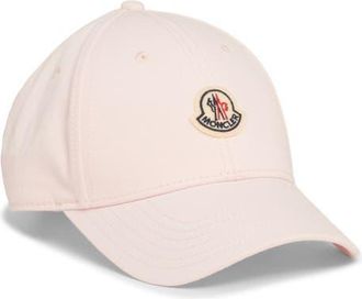 Moncler Archive DNA Cotton Twill Baseball Cap in Rose Shadow at Nordstrom