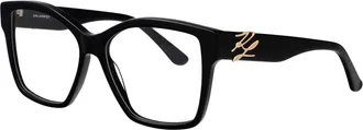 Karl Lagerfeld Kl6215 Optical Frame - female - Karl Lagerfeld - Glasses - Black - 55 MM - Accessories