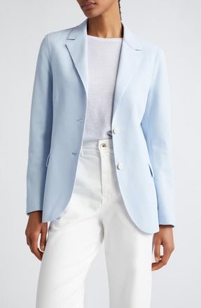 Eleventy Double Breasted Blazer in Dust at Nordstrom, Size 0 Us