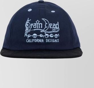 Brain Dead cotton hat curved brim