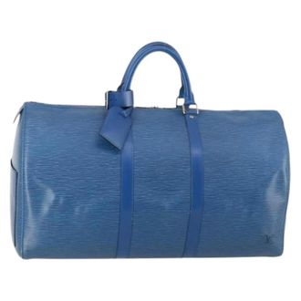 Louis Vuitton Vintage Weekend Bags, unisex, Blue, ONE SIZE, Pre-owned Vintage Weekend Bag