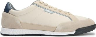 HUGO BOSS Mens Nitan Trainers - Natural Nylon - Size UK 10