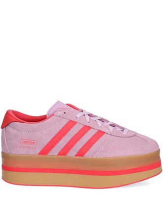 adidas Gazelle Stack platform sneakers - women - Rubber/Fabric/Suede/Fabric - 8.5 - Purple