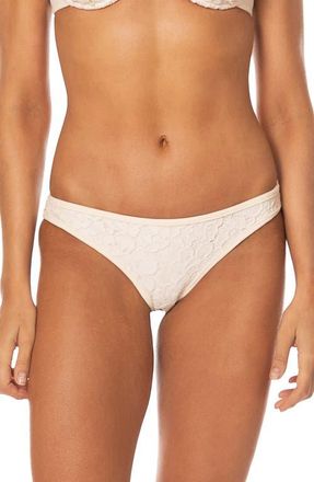 Maaji Lace Whisper Flirt Bikini Bottoms in Light Beige at Nordstrom, Size X-Small