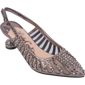Lady Couture Rosita Slingback Pump in Pewter at Nordstrom Rack, Size 11