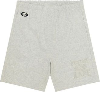 Aape By A Bathing Ape Shorts con applicazione logo - Grigio